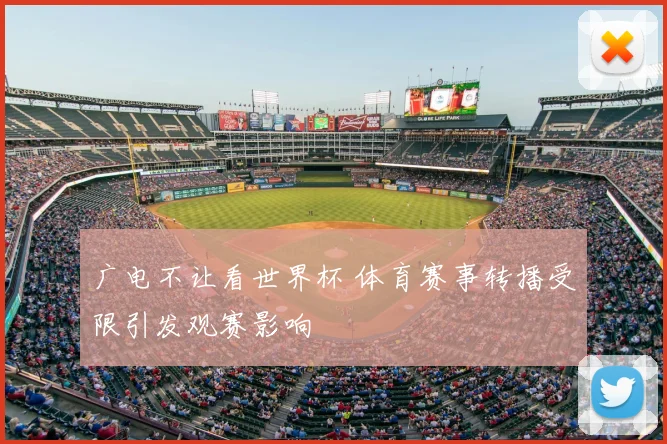 广电不让看世界杯 体育赛事转播受限引发观赛影响